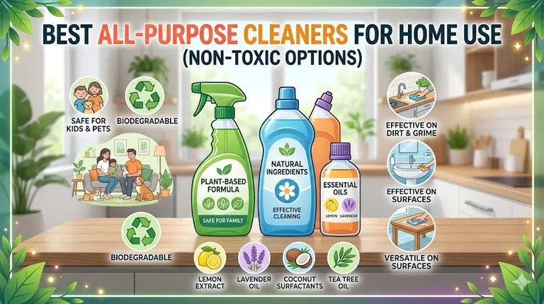 Best All-Purpose Cleaners for Home Use (Non-Toxic Options)