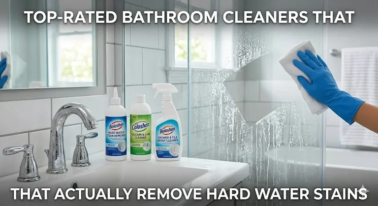 Top-Rated Bathroom Cleaners That Actually Remove Hard Water Stains