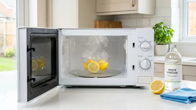 How to Clean a Microwave with Vinegar and Lemon (The Way That Actually Works)