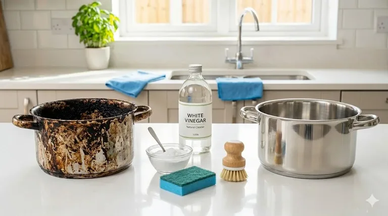 How to Clean Burnt Pots Easily (Methods That Actually Work)